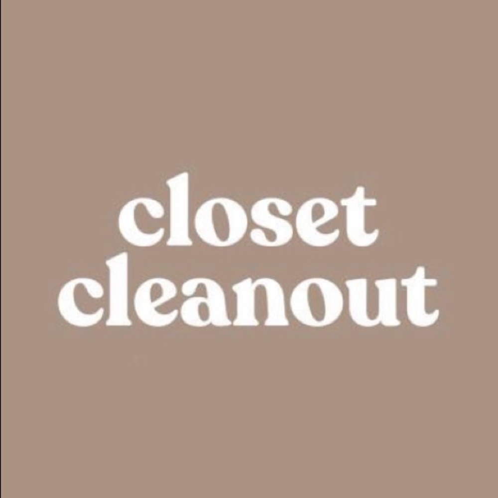 CLOSET CLEAN OUT!!!